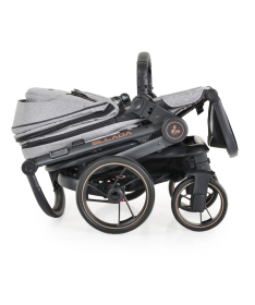 Cangaroo Ellada premium kolica za bebe 3 u 1 sa I-size auto sedištem - Grey