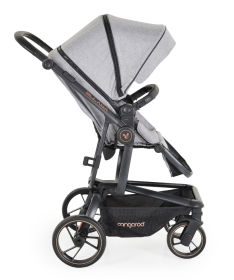 Cangaroo Ellada premium kolica za bebe 3 u 1 sa I-size auto sedištem - Grey