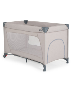 Moni One Touch prenosivi krevetac za bebe 1 nivo Light Grey