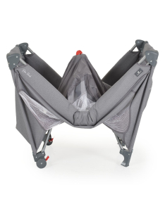 Moni One Touch prenosivi krevetac za bebe 1 nivo Dark Grey