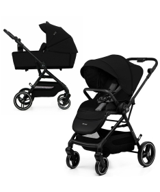 Kinderkraft Yoxi kolica za bebe sa nosiljkom 2u1 Pure Black