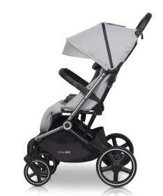 Eurocart Easy Go Echo kolica za blizance Cloudy Grey 