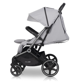 Eurocart Easy Go Echo kolica za blizance Cloudy Grey 