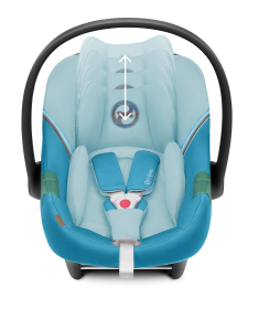 Cybex Balios S Lux kolica 2 u 1 sa auto sedištem i Isofix Bazom Aton S2 - Stormy Blue&Blue Turquoise