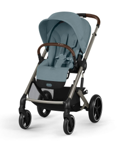 Cybex Balios S Lux kolica 4 u 1 sa auto sedištem i Isofix Bazom Aton S2 - Stormy Blue&Blue Turquoise