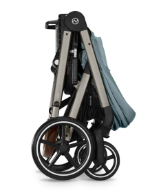 Cybex Balios S Lux kolica 4 u 1 sa auto sedištem i Isofix Bazom Aton S2 - Stormy Blue&Blue Turquoise