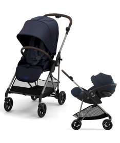 Cybex Melio kolica 2 u 1 sa auto sedištem Cloud G I-size - Dark Blue&Ocean Blue