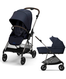 Cybex Melio kolica 2 u 1 sa nosiljkom Dark Blue&Navy Blue