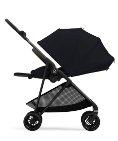 Cybex Melio Carbon kolica 3 u 1 sa auto sedištem Cloud G I-size - Magic Black &Moon Black