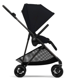 Cybex Melio Carbon kolica 3 u 1 sa auto sedištem Cloud G I-size - Magic Black &Moon Black
