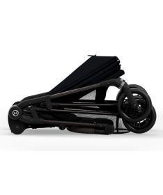 Cybex Melio Carbon kolica 3 u 1 sa auto sedištem Cloud G I-size - Magic Black &Moon Black