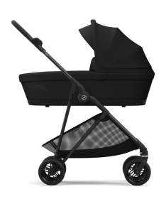 Cybex Melio Carbon kolica 3 u 1 sa auto sedištem Cloud G I-size - Magic Black &Moon Black