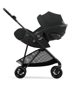 Cybex Melio Carbon kolica 3 u 1 sa auto sedištem Cloud G I-size - Magic Black &Moon Black