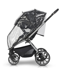 Eurocart Easy Go Giro kolica za bebe sa nosiljkom 2 u 1 Ebony Black