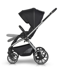 Eurocart Easy Go Giro kolica za bebe sa nosiljkom 2 u 1 Ebony Black