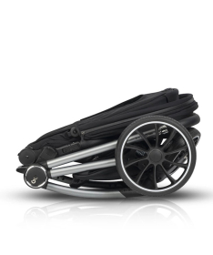 Eurocart Easy Go Giro kolica za bebe sa nosiljkom 2 u 1 Ebony Black
