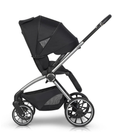 Eurocart Easy Go Giro kolica za bebe sa nosiljkom 2 u 1 Ebony Black