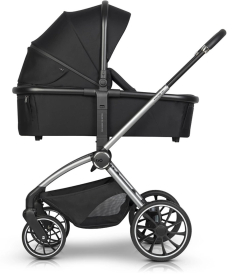 Eurocart Easy Go Giro kolica za bebe sa nosiljkom 2 u 1 Ebony Black
