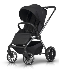 Eurocart Easy Go Giro kolica za bebe sa nosiljkom 2 u 1 Ebony Black