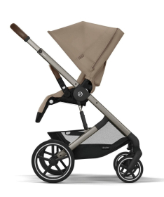 Cybex Balios S Lux kolica 4 u 1 sa auto sedištem i G Isofix Bazom - Almond Beige