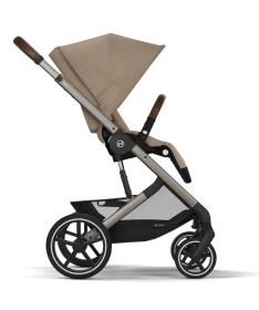 Cybex Balios S Lux kolica 4 u 1 sa auto sedištem i G Isofix Bazom - Almond Beige