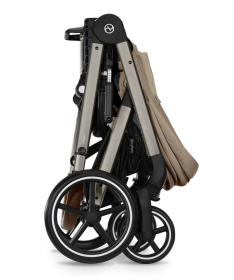Cybex Balios S Lux kolica 4 u 1 sa auto sedištem i G Isofix Bazom - Almond Beige