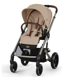 Cybex Balios S Lux kolica 4 u 1 sa auto sedištem i G Isofix Bazom - Almond Beige