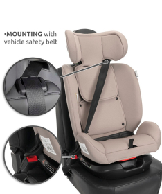 Lorelli Voyager I-size auto sediste za bebe 40-150cm sa jastukom za putovanje Grey