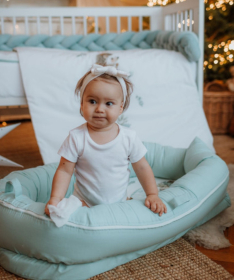 Textil multifunkcionalno gnezdo za bebe Bambi Roze