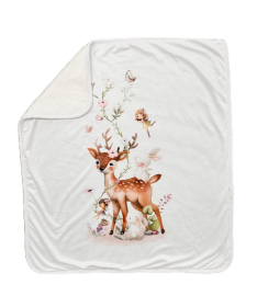 Textil plišani prekrivač za bebe Bambi