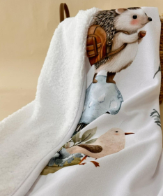 Textil plišani prekrivač za bebe Jež