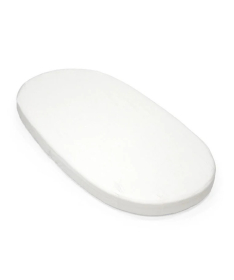 Stokke Sleepi V3 Fitted Sheet čaršav navlaka za dušek White