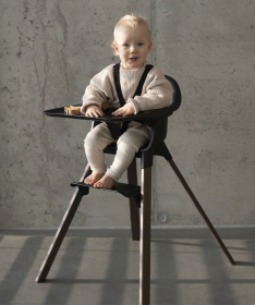 Stokke CLikk drvena hranilica za bebe Black&Warm Brown