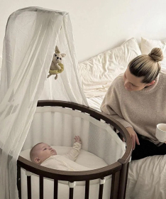 Stokke Sleepi Mini V3 Krevetac za bebe - Warm Brown