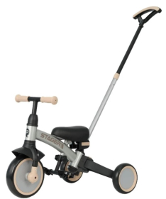 QPlay Stager 3 u 1 tricikl za decu do 25 kg Grey