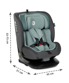 Lorelli Monza i-Size Isofix 360 auto sedište za decu 40-150cm Grey