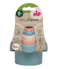 Nip Green posuda za igranje u pesku 5 komada - A054796