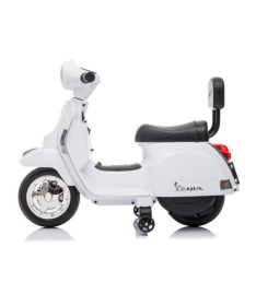 Mini Vespa skuter na akumulator za decu White - A083021
