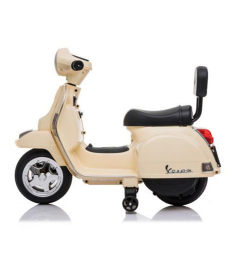 Mini Vespa skuter na akumulator za decu Beige - A083025
