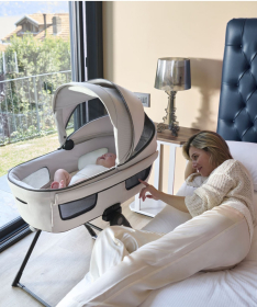 Inglesina kolica za bebe 4u1 Aptica Darwin Velvet Grey New