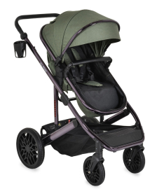 Moni All Road kolica za bebe 3 u 1 – Dark Green