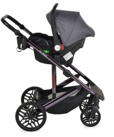Moni All Road kolica za bebe 3 u 1 – Grey