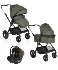 Cangaroo Joker kolica za bebe 3 u 1 – Olive Green
