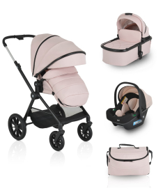Cangaroo Joker kolica za bebe 3 u 1 – Rose Cloud