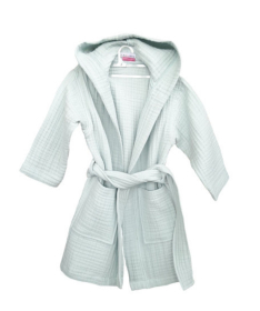 Textil bademantil od muslina za plažu za devojčice veličina 4 - Mint