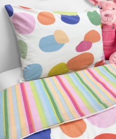 Textil posteljina (navlake) za dečiji krevetac Confetti - 140x200 cm