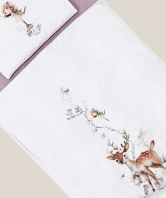 Textil posteljina (navlake) za krevetac za bebe Bambi - 120x80 cm