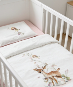 Textil posteljina (navlake) za krevetac za bebe Bambi - 120x80 cm