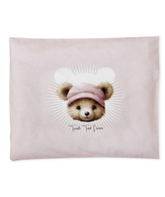 Textil jastučnica za bebe devojčice 50x40 cm Teddy Roze