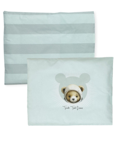 Textil jastučnica za bebe devojčice 50x40 cm Teddy Mint